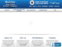 Tablet Screenshot of bostonwalkinbath.com